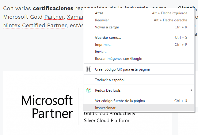 DevTools-Inspeccionar-elemento-Itequia