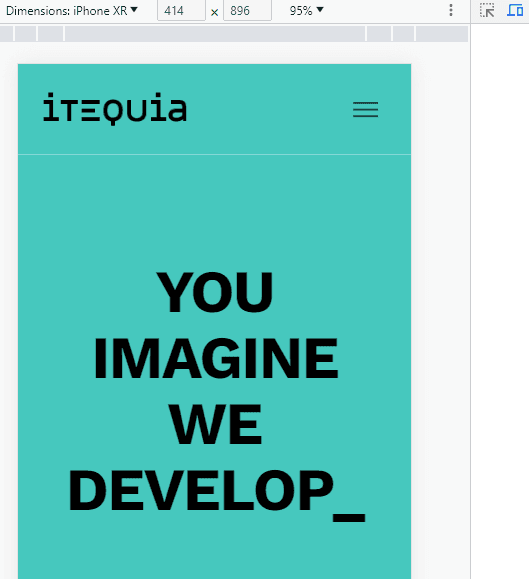 DevTools-Visualización Responsive- Itequia