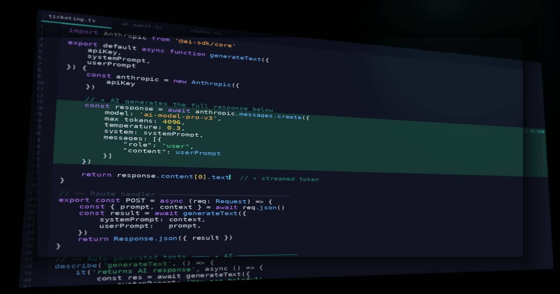 Desarrolla software con IA