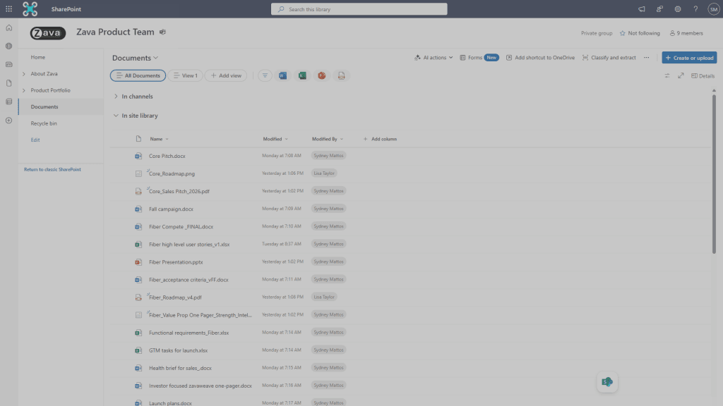 La nueva funcionalidad de SharePoint llamada Knowledge Agent