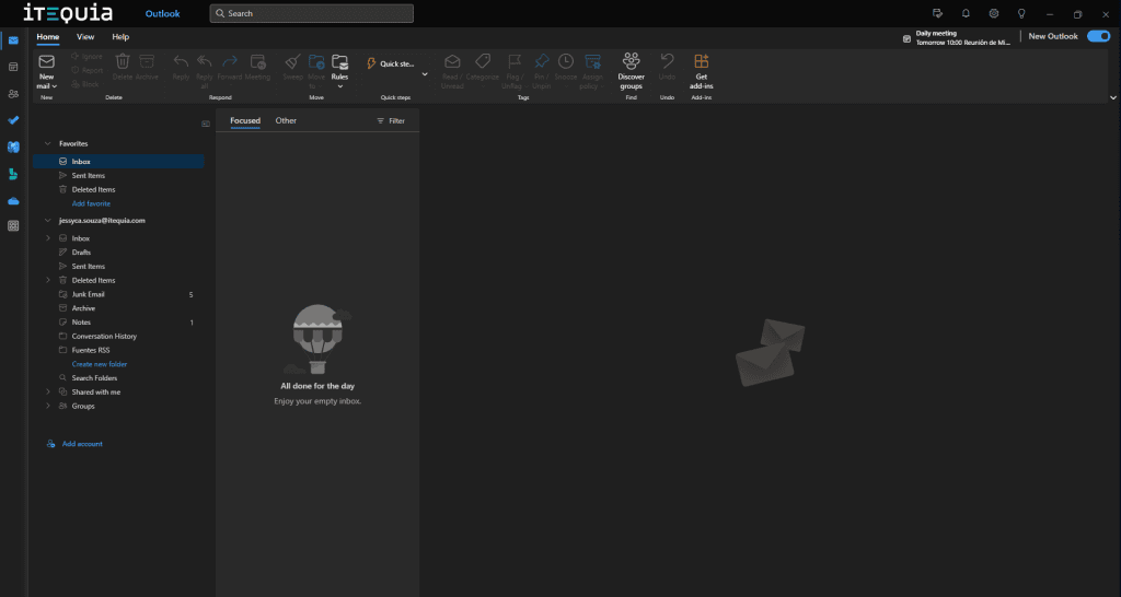 Nuevo outlook 2024-new layout