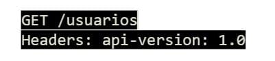 Duplicate of the previous code snippet showing route-based API versioning in a .NET controller."