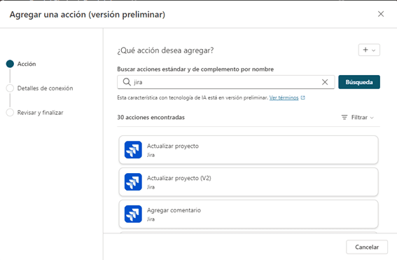 Acciones Microsoft Copilot
