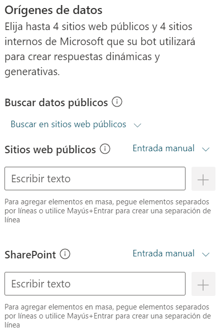 Datos Microsoft Copilot