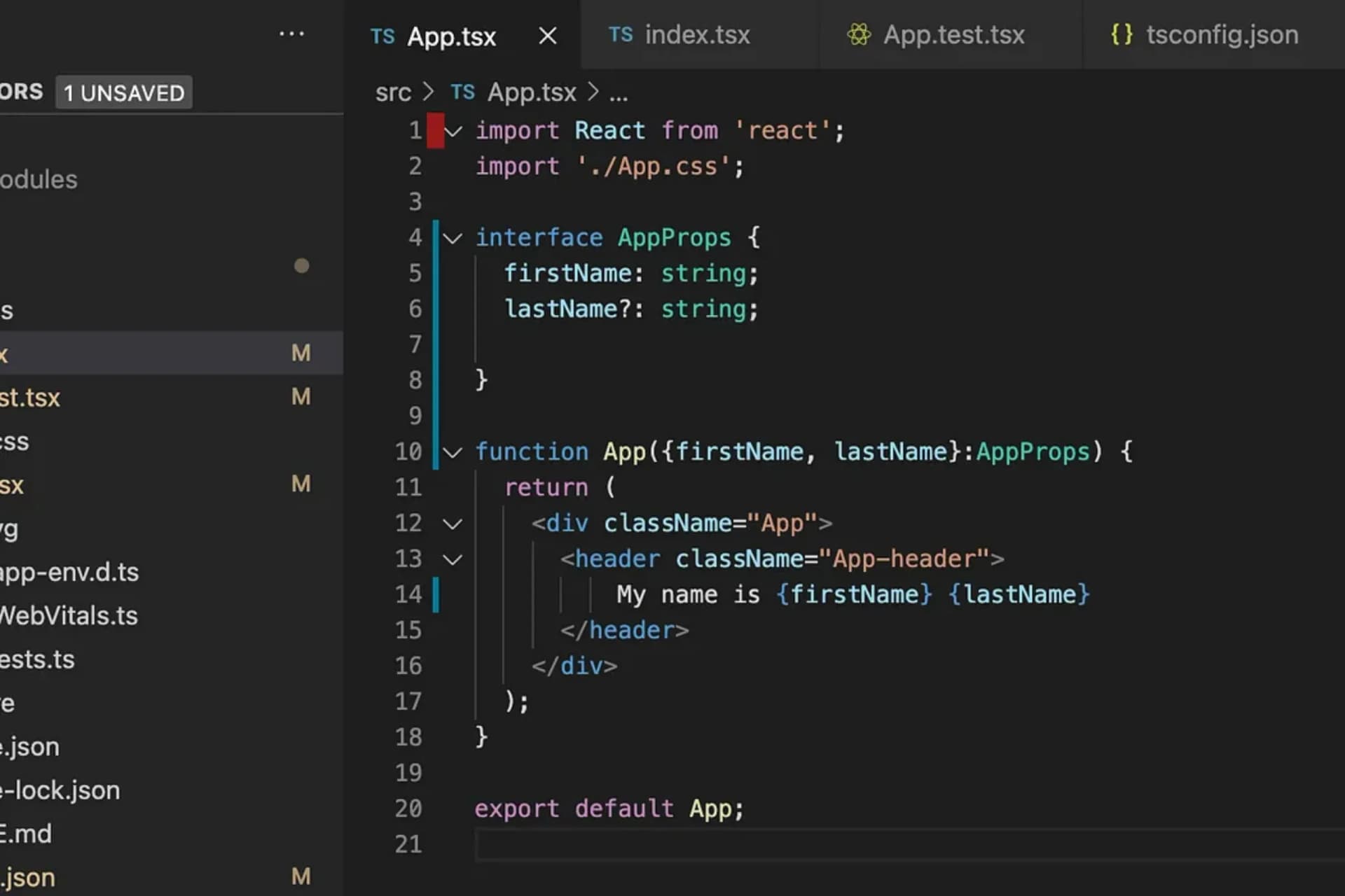 Typescript y React