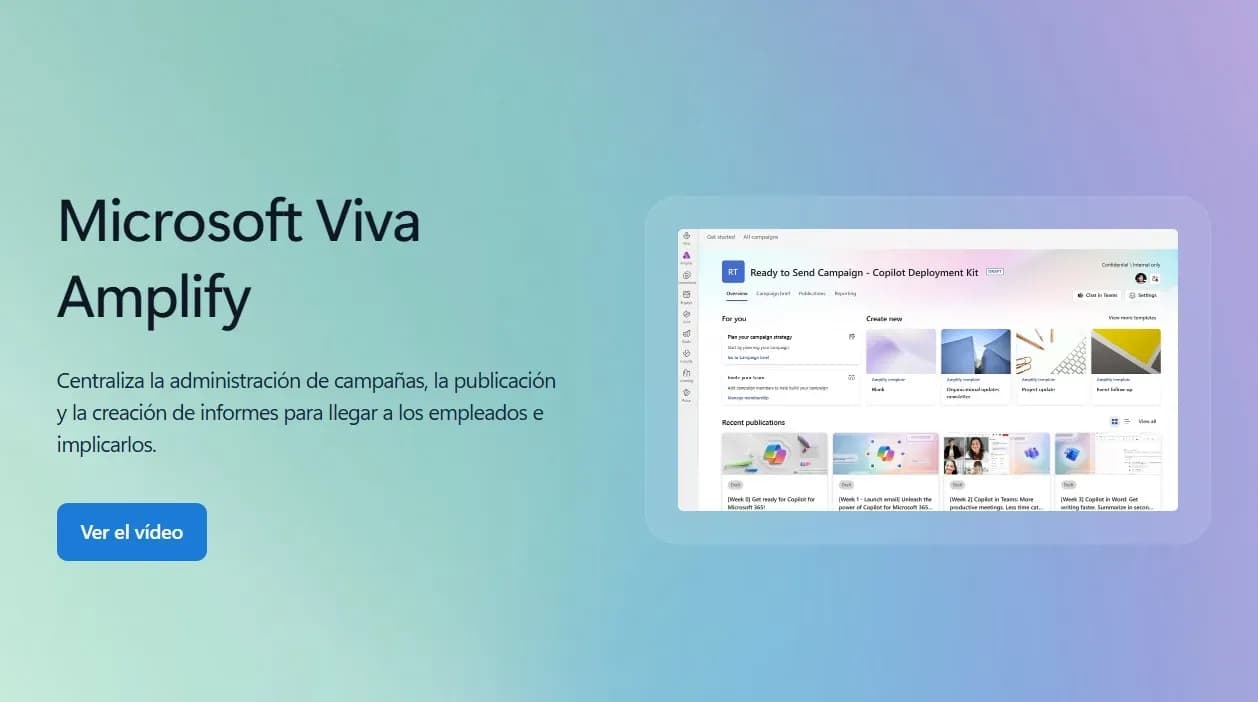 Cómo Viva Amplify transforma la forma de comunicar