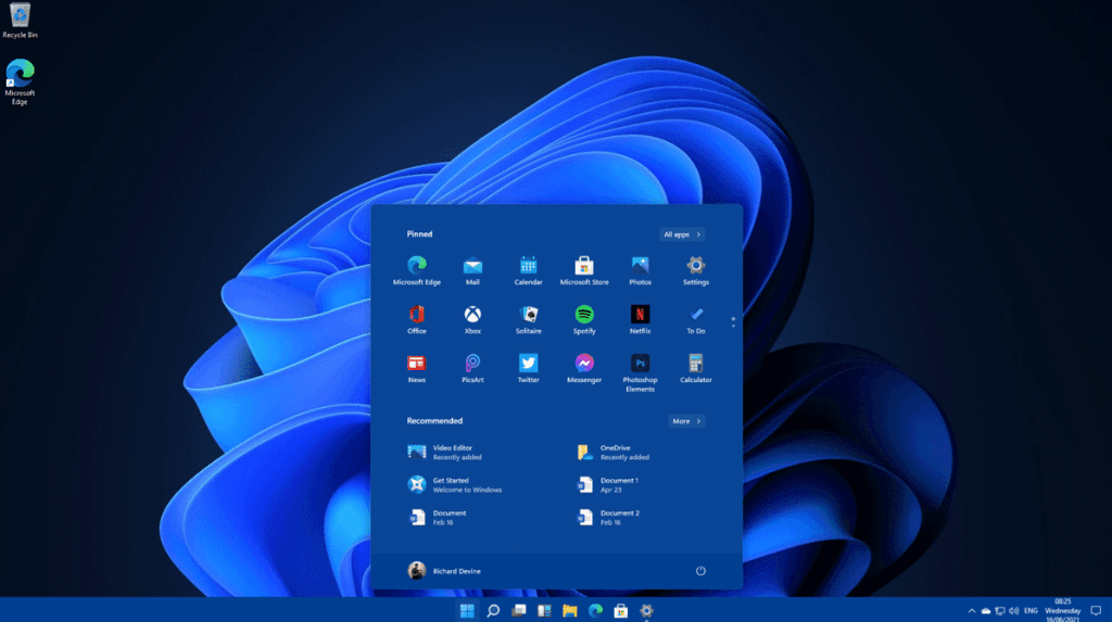 Screenshot of a Windows desktop, illustrating the operating system's continued dominance in global market share.
